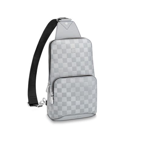 louis vuitton white sling bag